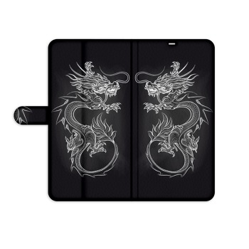 Knížkové pouzdro pro iPhone 12 Pro - Čínský drak