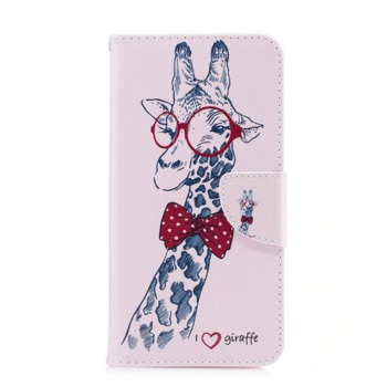 Knížkový obal na iPhone 8 - Inteligentní žirafa