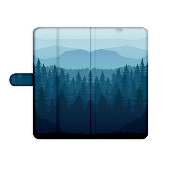 Knížkový obal na iPhone 13 Mini - Modré Hory