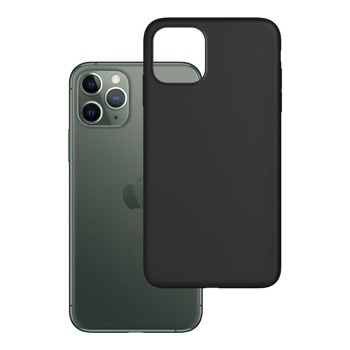 Černý silikonový kryt pro iPhone 13 Pro