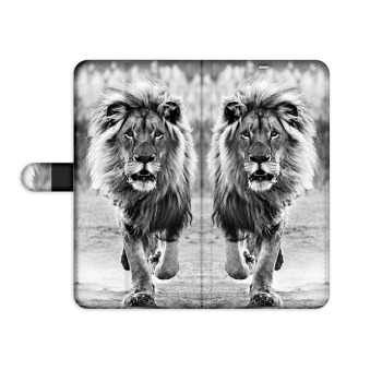 Knížkový obal na iPhone 13 Pro Max - Běžící lev